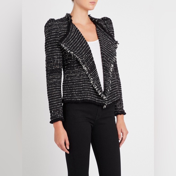 IRO Diana Tweed Blazer size 38 - Picture 1 of 7